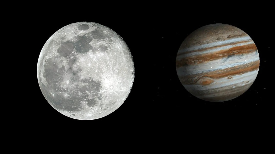 Congiunzione Luna – Giove: stasera lo spettacolo astronomico