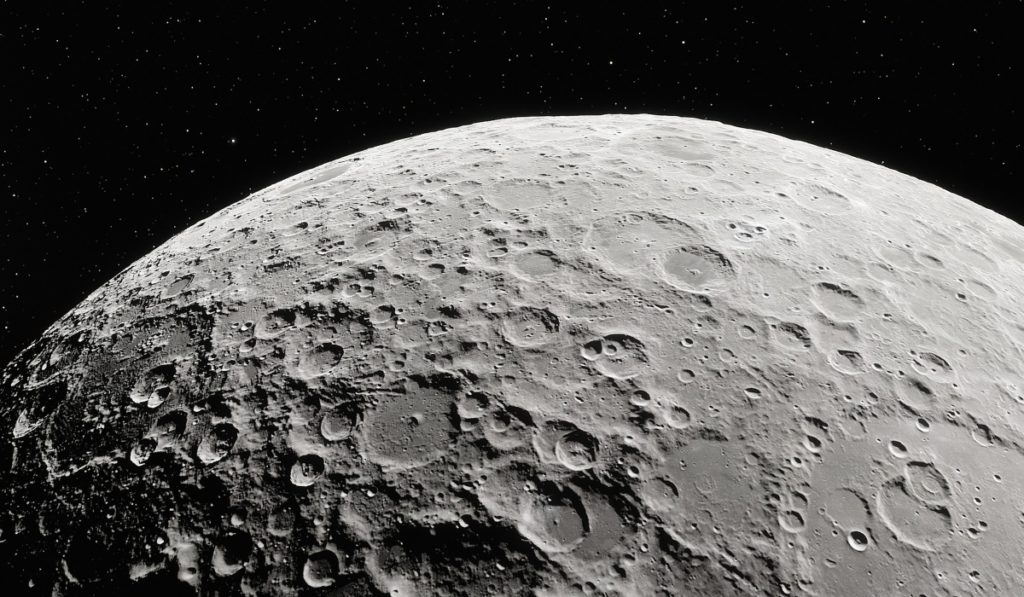Astronomia: crateri lunari causati dallo scontro con micro buchi neri. Lo studio