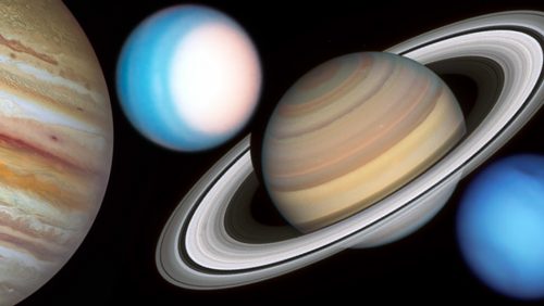 Giove, Saturno, Urano e Nettuno ripresi da Hubble nel ‘tour annuale’ del Sistema Solare