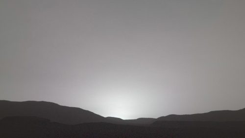 Un ‘insolito’ tramonto su Marte fotografato da Perseverance
