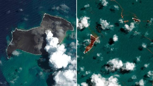 Tonga: le prime immagini dopo l’eruzione. Scompare l’isola vulcanica, capitale devastata