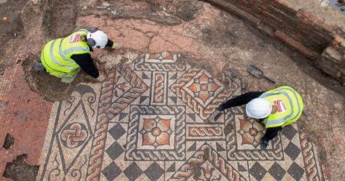 Londra: scoperto uno splendido mosaico di epoca romana