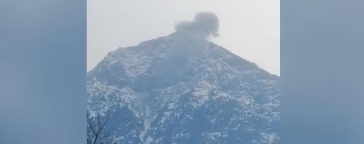 Attualità: un jet militare si è schiantato contro Monte Legnone