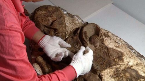 Taiwan: madre dell’età della pietra trovata con il suo bambino tra le braccia