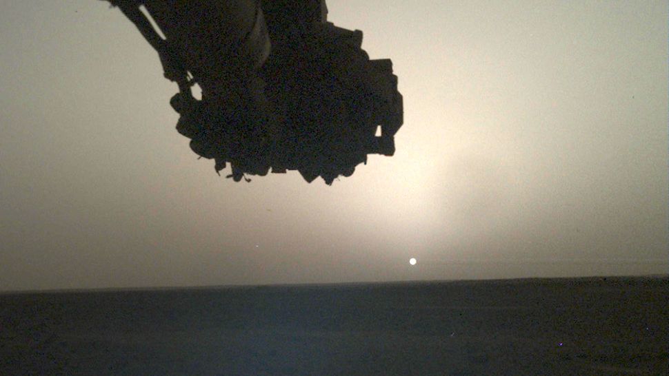 InSight pubblica eccezionale immagine dell’alba su Marte