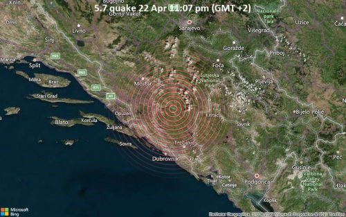 Terremoto Bosnia: trema la costa adriatica e il Sud Italia