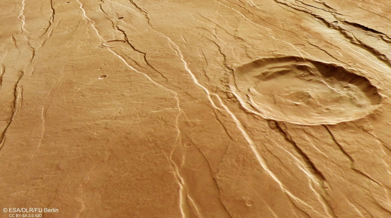 Nuove immagini mozzafiato mostrano i ‘ segni di artigli’ giganti sulla superficie di Marte