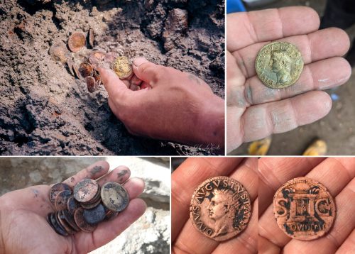 Oltre 2.500 monete romane scoperte in Toscana: ‘In eccellente stato di conservazione’
