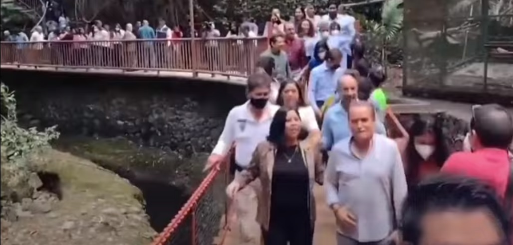 Messico: crolla ponte sospeso. Paura per un gruppo di turisti. Il video