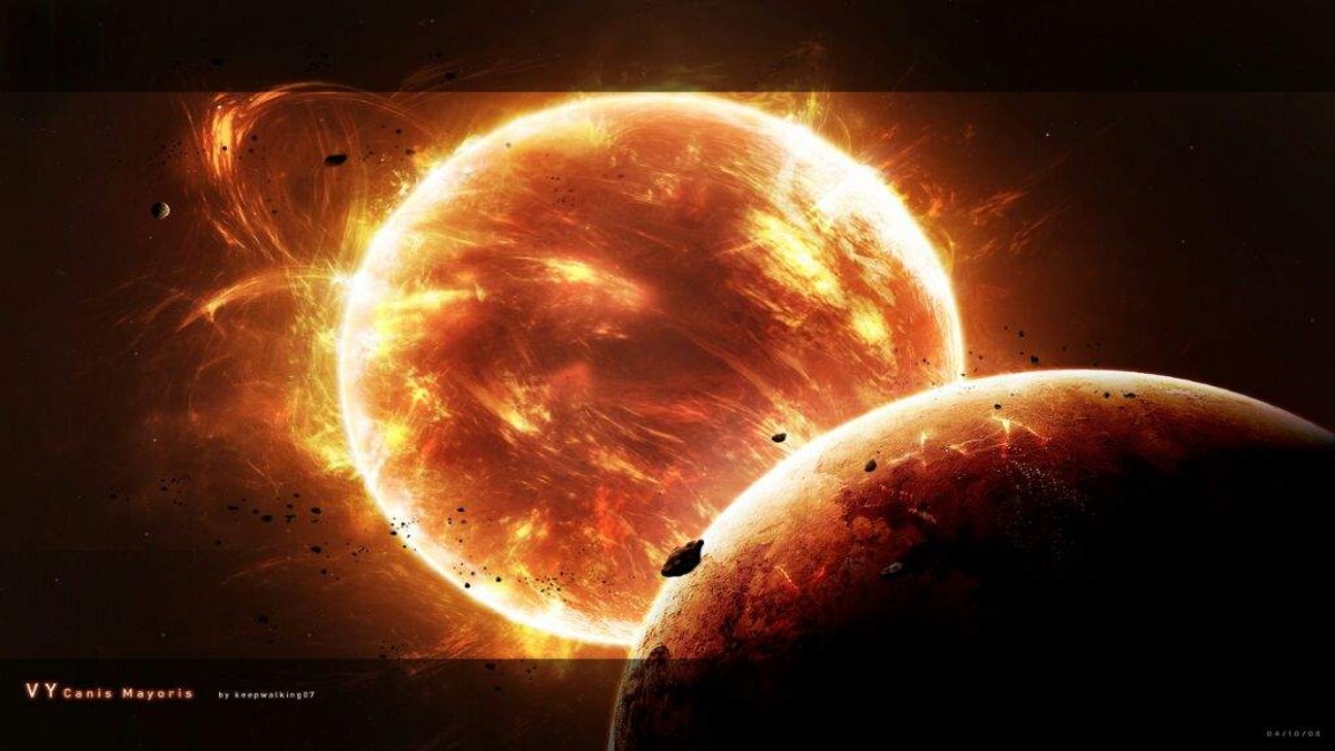Astronomia: la stella più grande della Via Lattea sta morendo