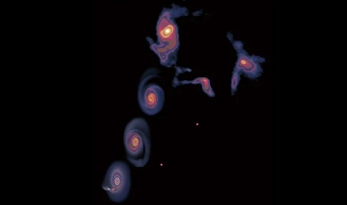 Una strana spirale scoperta al centro della nostra galassia