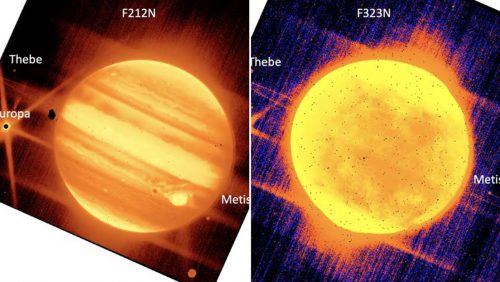 Il James Webb mostra due incredibili immagini di Giove e dei suoi satelliti