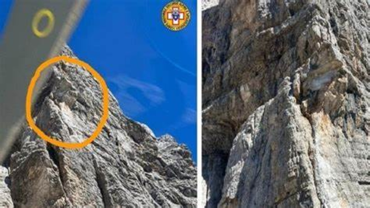Dolomiti: paura per la caduta di un pilastro della Moiazza