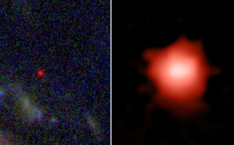 Questo punto rosso ha 13,5 miliardi di anni ed è l’oggetto più antico mai osservato