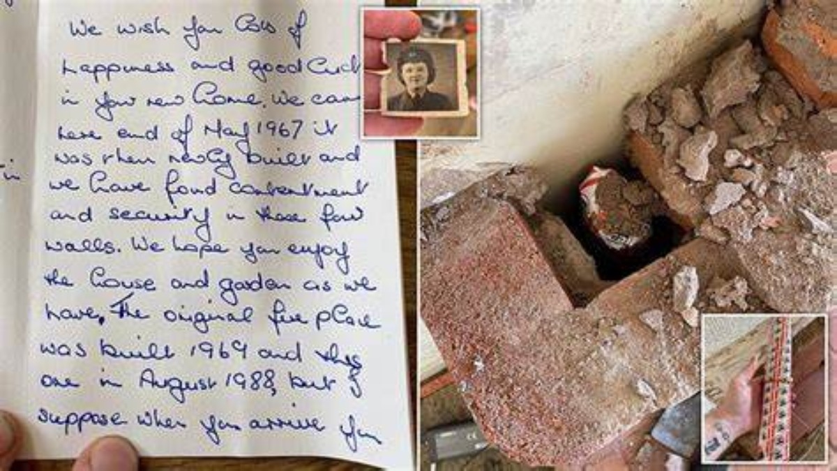 Inghilterra: famiglia trova una capsula del tempo di 53 anni fa nascosta nel camino della loro casa