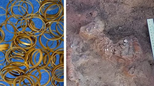 Romania: scoperta una tomba preistorica contenente 169 anelli d’oro
