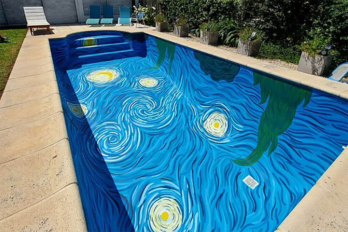 Buenos Saires: nuotare nella “Notte Stellata” di Van Gogh, in una piscina è possibile