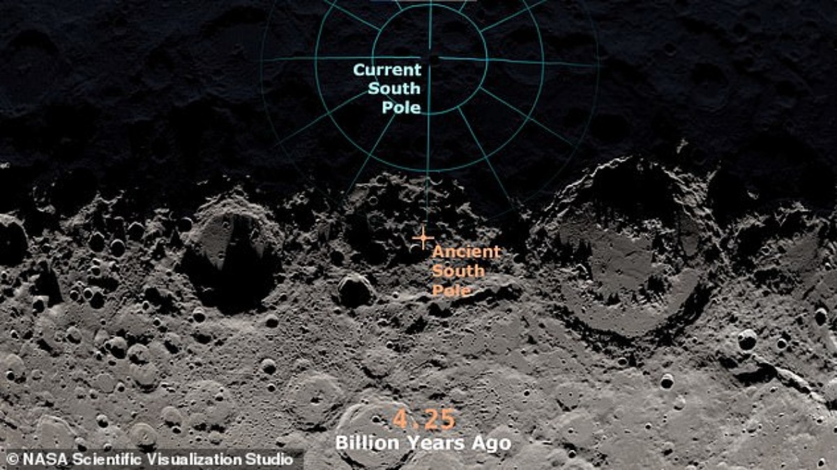 Astronomia: antichi impatti con gli asteroidi hanno spostato i poli della Luna