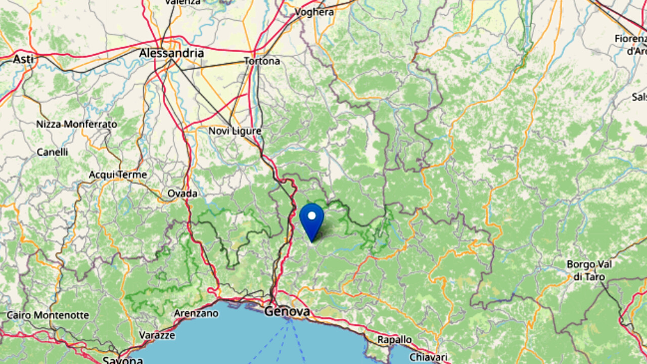 Terremoto Genova: scossa avvertita in tutta la provincia