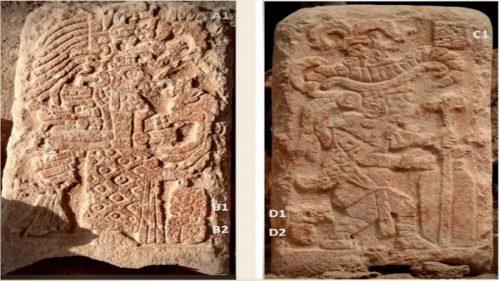 Riportata alla luce antica stele Maya raffigurante il ciclo della vita e della morte