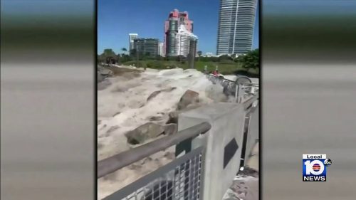 Miami: misteriosa onda anomala travolge i passanti