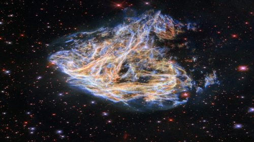 Hubble ci mostra i residui di una supernova in una spettacolare immagine