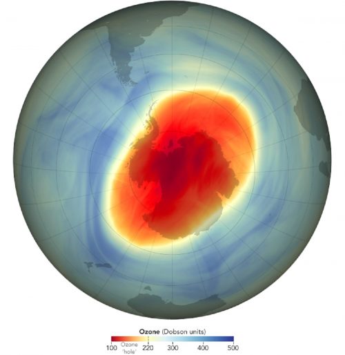 Continua a ridursi il buco dell’ozono che si forma ogni anno sull’Antartide, i dati sono confortanti