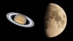Congiunzione Luna – Saturno: stanotte i due corpi celesti al massimo avvicinamento