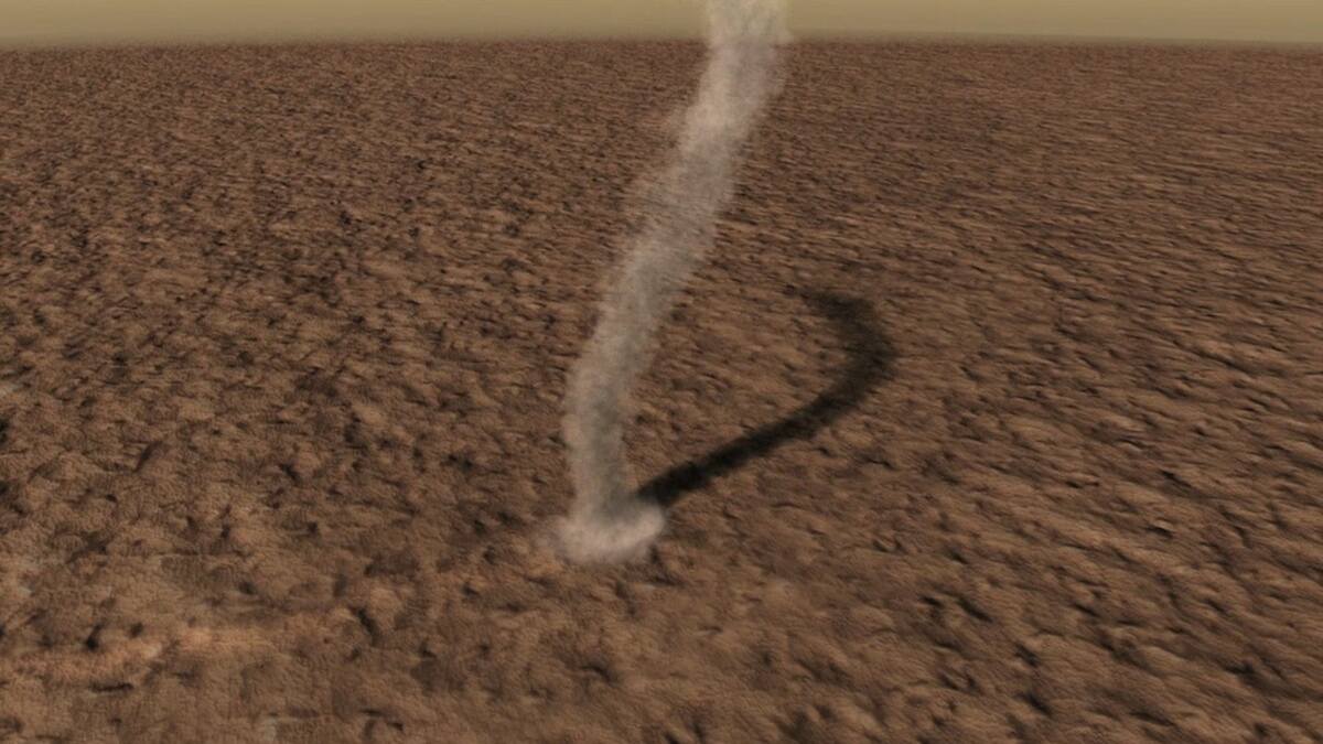 Marte: ottenuta la prima registrazione audio dei diavoli di polvere. VIDEO