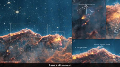Il James Webb ci mostra stelle mai viste prima nella nebulosa della Carena