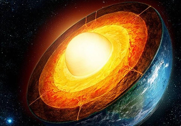 La rotazione del nucleo interno della Terra si è invertita dal 2009