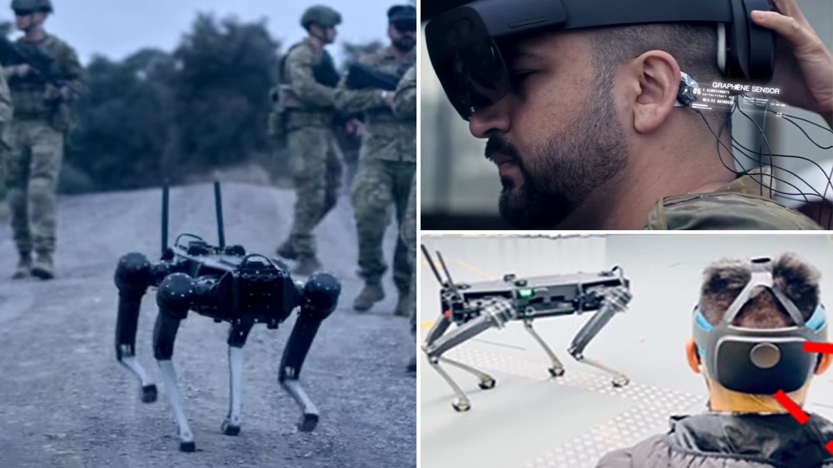 L’esercito australiano controlla “telepaticamente” i cani robot in un inquietante video