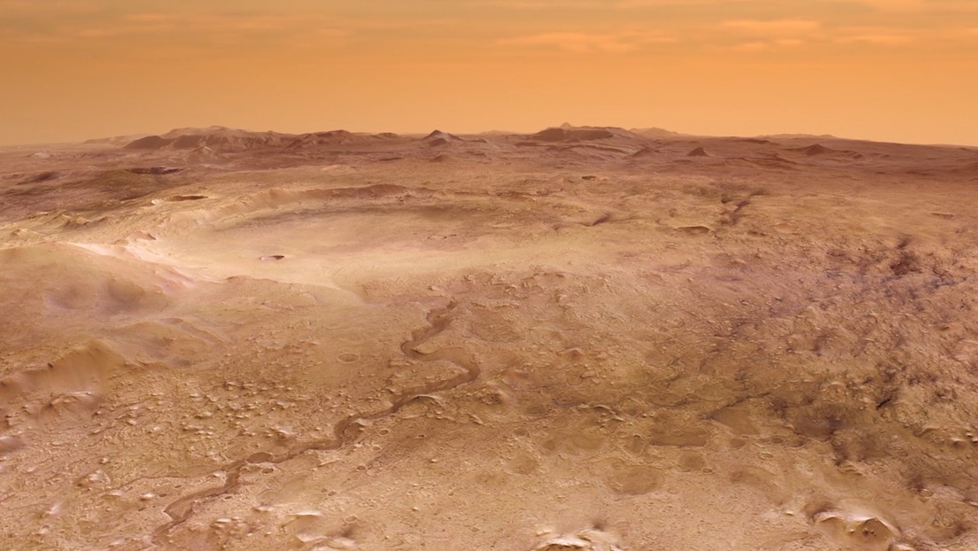 Un video permette di sorvolare il cratere Jezero su Marte