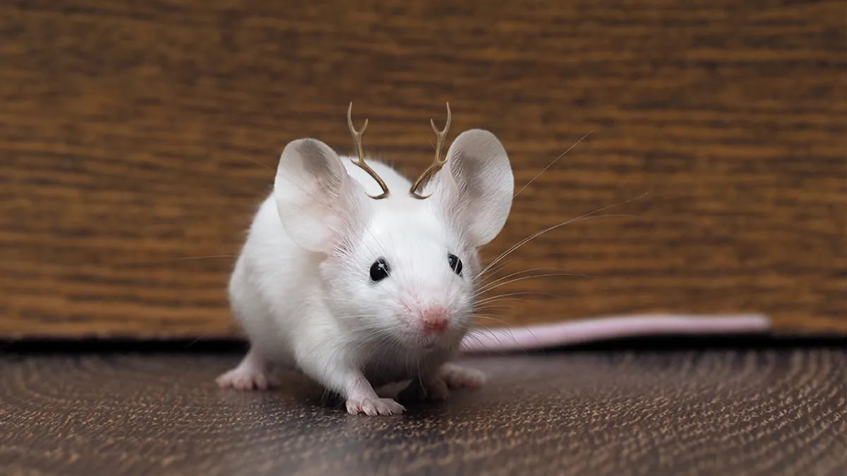 Scienziati cinesi impiantano mini corna su dei topi