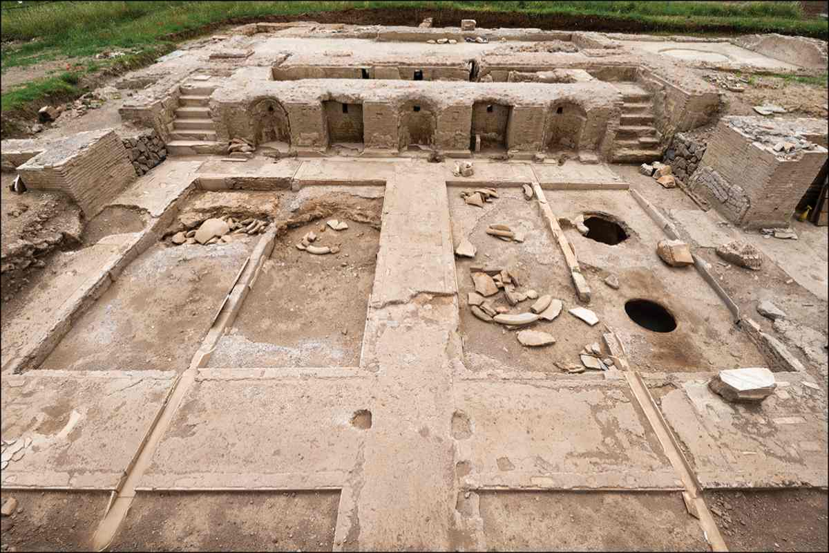 Magnifica cantina romana scoperta tra le rovine di Villa dei Quintili