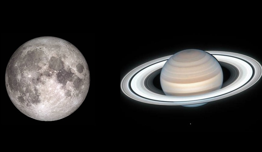 Imperdibile congiunzione Luna Saturno nel cieli del weekend
