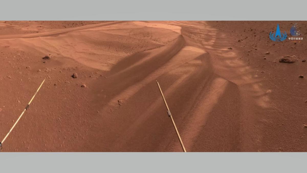 Il rover cinese Cina trova, per la prima volta, prove di acqua liquida nelle pianure meridionali di Marte