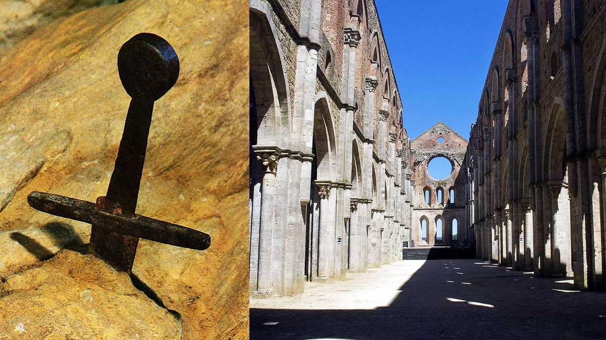 La spada nella roccia esiste e si trova in Italia