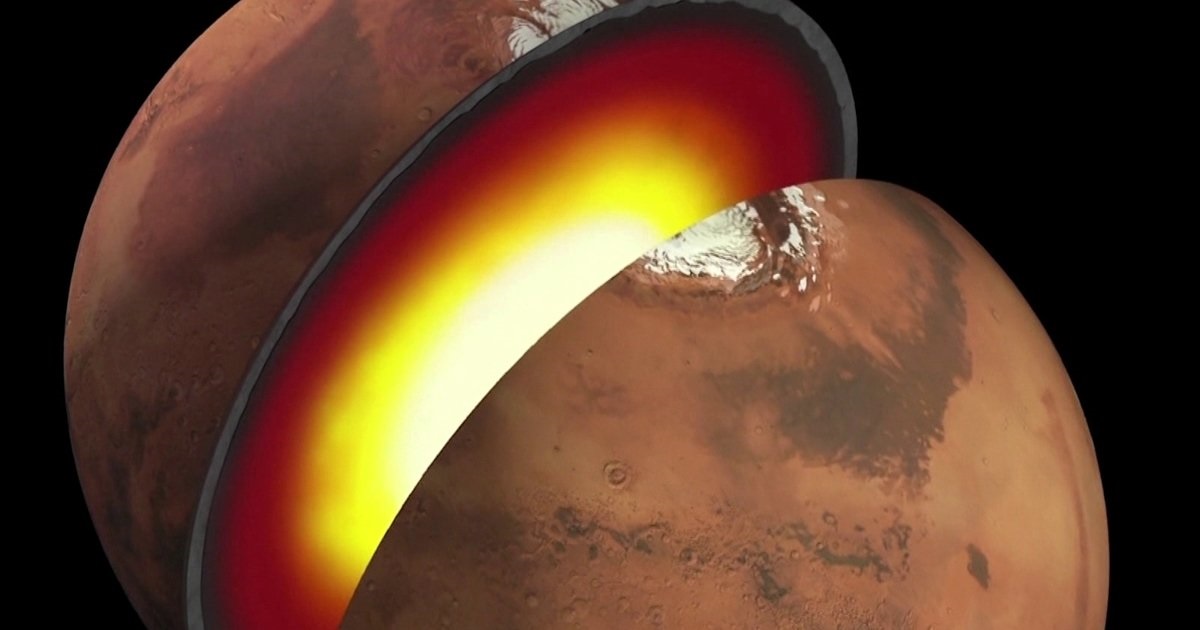 Marte: la sua crosta è più spessa di quella terrestre o lunare e possiede fonte di calore radioattivo