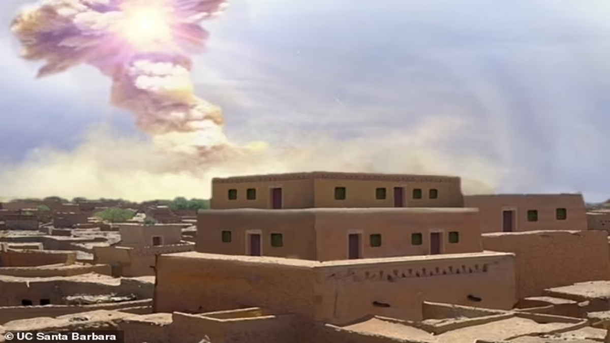 Enorme esplosione cosmica distrusse un’antica città più di 3.670 anni fa
