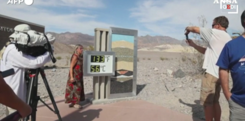 USA: la Death Valley nella morsa del caldo torrido. Superati i 56 gradi
