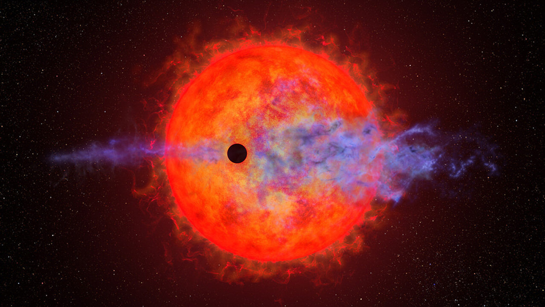 Hubble cattura una nana rossa che sta facendo evaporare un pianeta ‘nettuniano caldo’