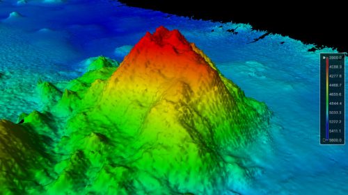 Gli scienziati scoprono un antico vulcano sottomarino attivo