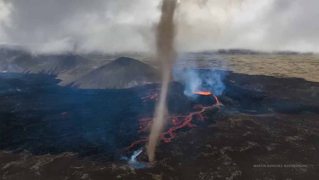 Un vulcano ‘neonato’ in Islanda ha prodotto un tornado. Il video