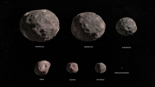 I futuri obiettivi di Lucy, sei Troiani di medie dimensioni e il piccolo asteroide della fascia principale DonaldJohnson