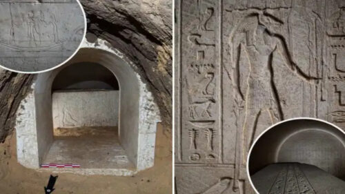 Scoperta un’antica tomba egizia decorata con incantesimi protettivi