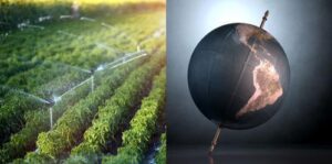 esaurimento delle acque sotterranee dovuto all'irrigazione che sposta l'asse della Terra
