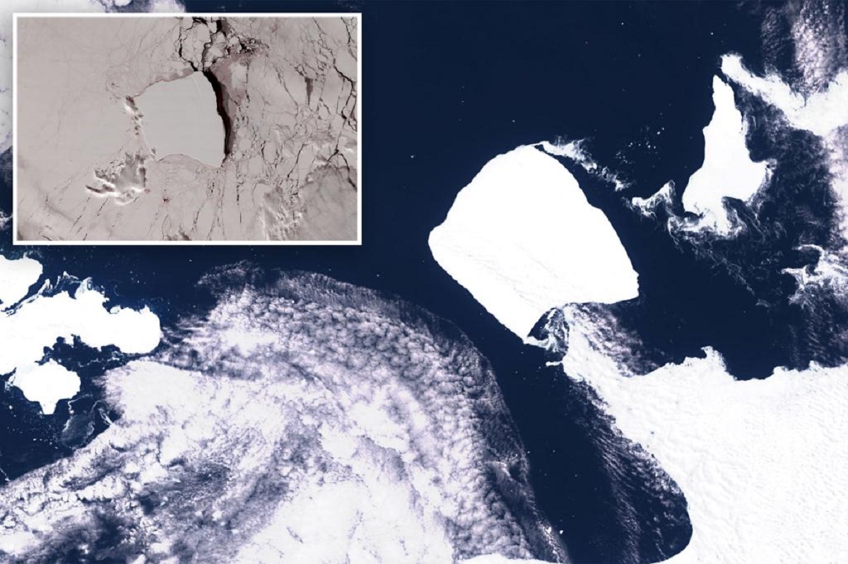 L’iceberg più grande del mondo di nuovo in movimento dopo 40 anni