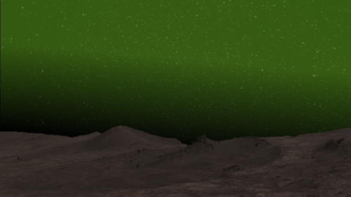 Il cielo si tinge di verde su Marte: l’immagine della sonda dell’ESA