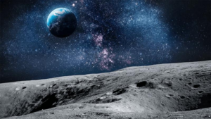 La Terra sopra la Luna.